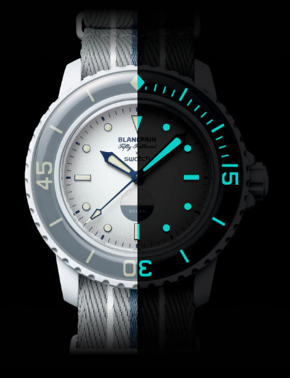 Blancpain x Swatch Scuba Fifty Fathoms Antarctic Ocean