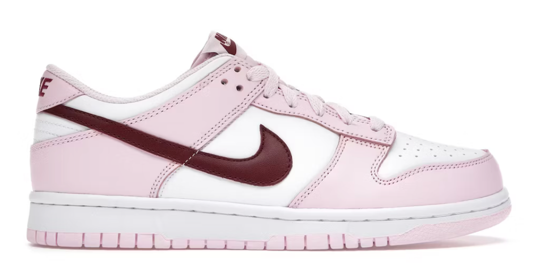 Nike Dunk Low Pink Foam Red White