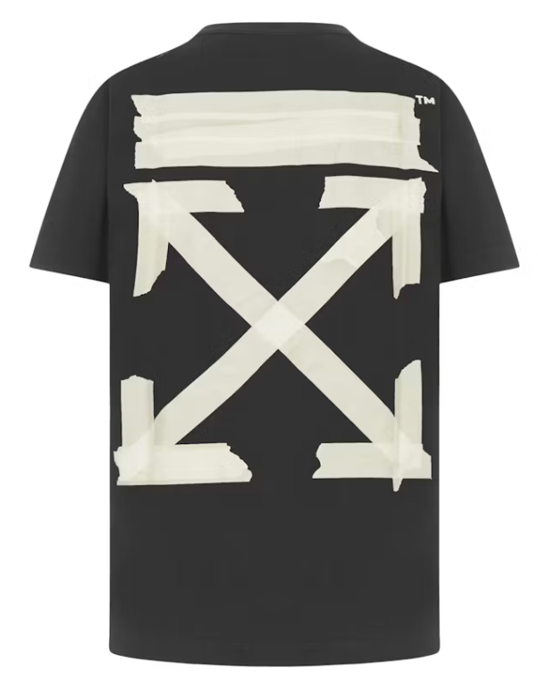 OFF-WHITE Slim Fit Tape Arrows T-shirt Black/Beige