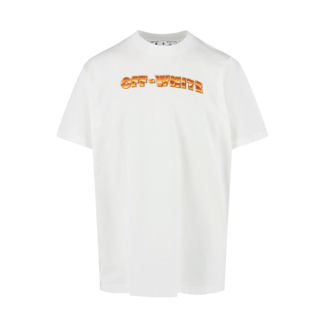 OFF- WHITE Arrows-Print Crewneck T-Shitt White/Orange