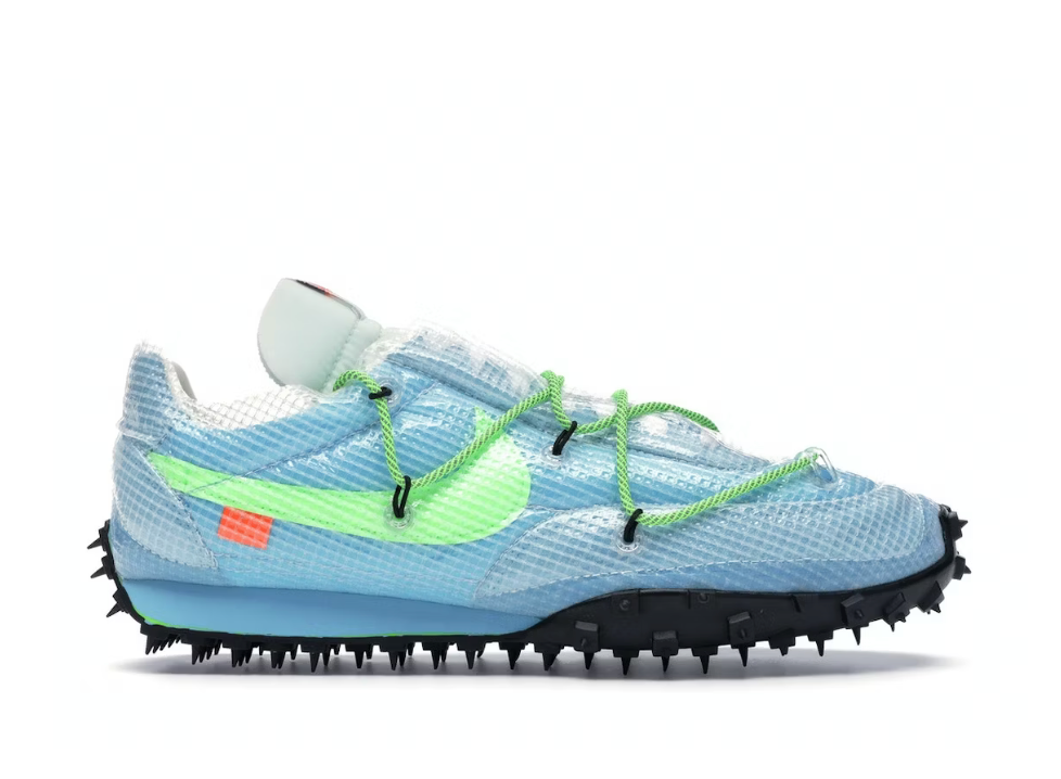 Nike Waffle Racer Off-White Vivid Sky (Women's)