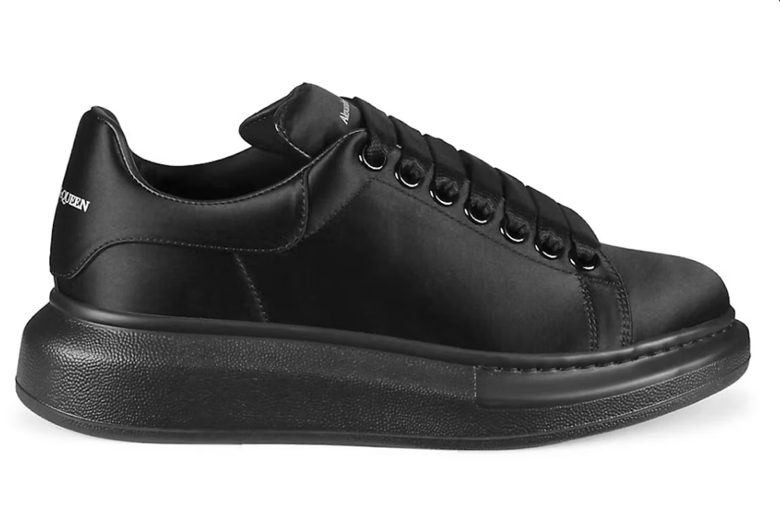 Alexander McQueen Oversize Satin Black