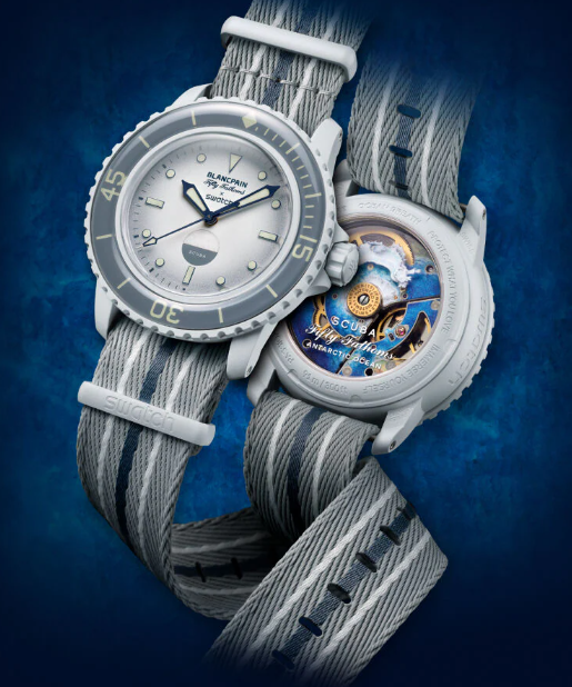 Blancpain x Swatch Scuba Fifty Fathoms Antarctic Ocean
