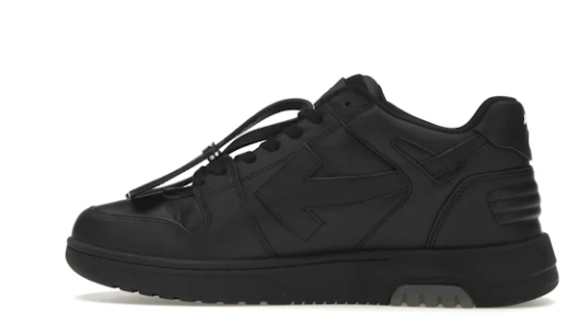 OFF-WHITE Out Of Office OOO Low Tops "Off-White" Black White