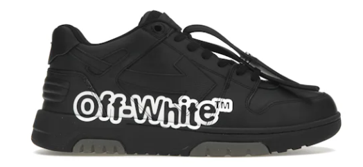 OFF-WHITE Out Of Office OOO Low Tops "Off-White" Black White