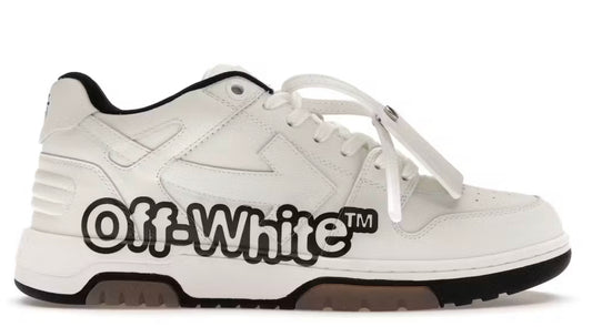 OFF-WHITE Out Of Office OOO Low Tops “Off White” White Black