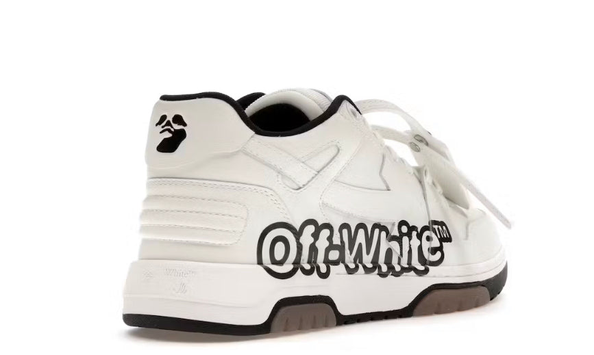 OFF-WHITE Out Of Office OOO Low Tops “Off White” White Black