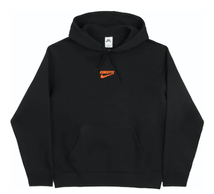 Nike SB x Concepts Hoodie Black Orange