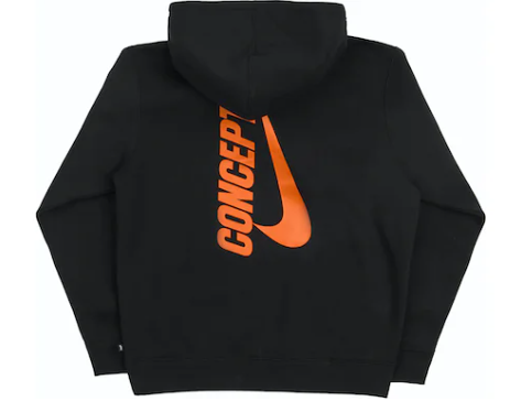 Nike SB x Concepts Hoodie Black Orange