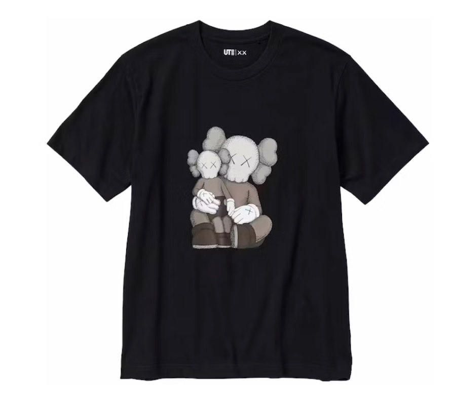 KAWS x Uniqlo UT Short Sleeve Graphic T-shirt (US Sizing) Black