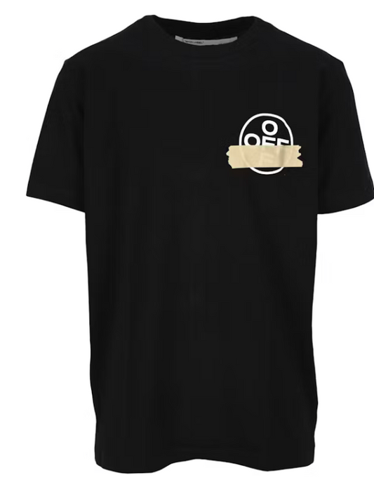 OFF-WHITE Slim Fit Tape Arrows T-shirt Black/Beige