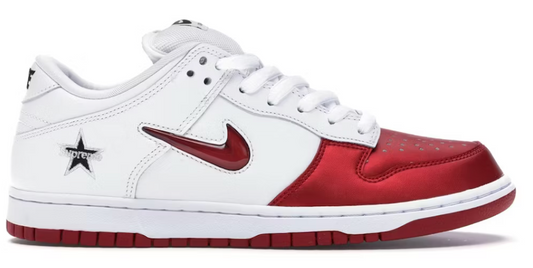 Nike SB Dunk Low Supreme Jewel Swoosh Red