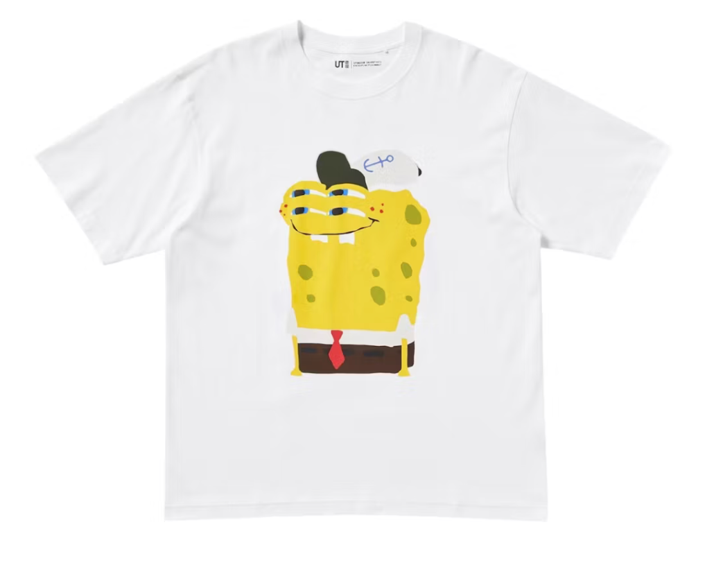 Uniqlo x CPFM Spongebob Squarepants UT Graphic T-Shirt White