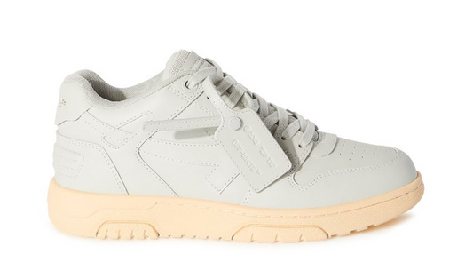 Off White Out Of Office Calf Leather Grey Grey