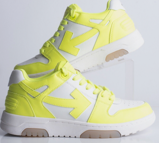 Womens Off White c/o Virgil Abloh Out of Office Lemon Yellow Volt