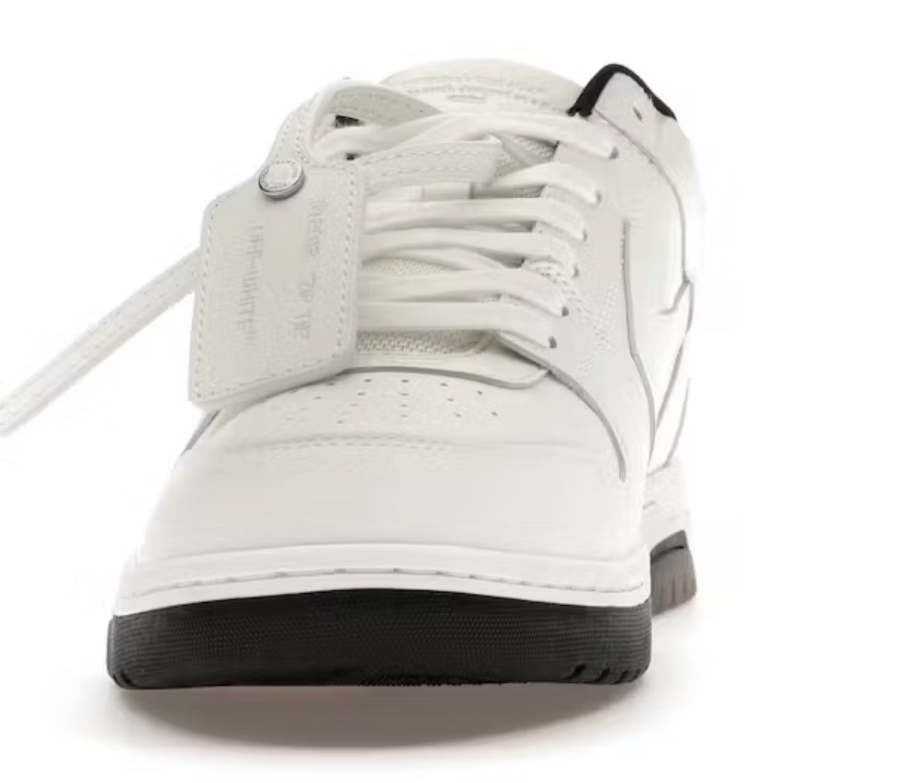OFF-WHITE Out Of Office OOO Low Tops “Off White” White Black