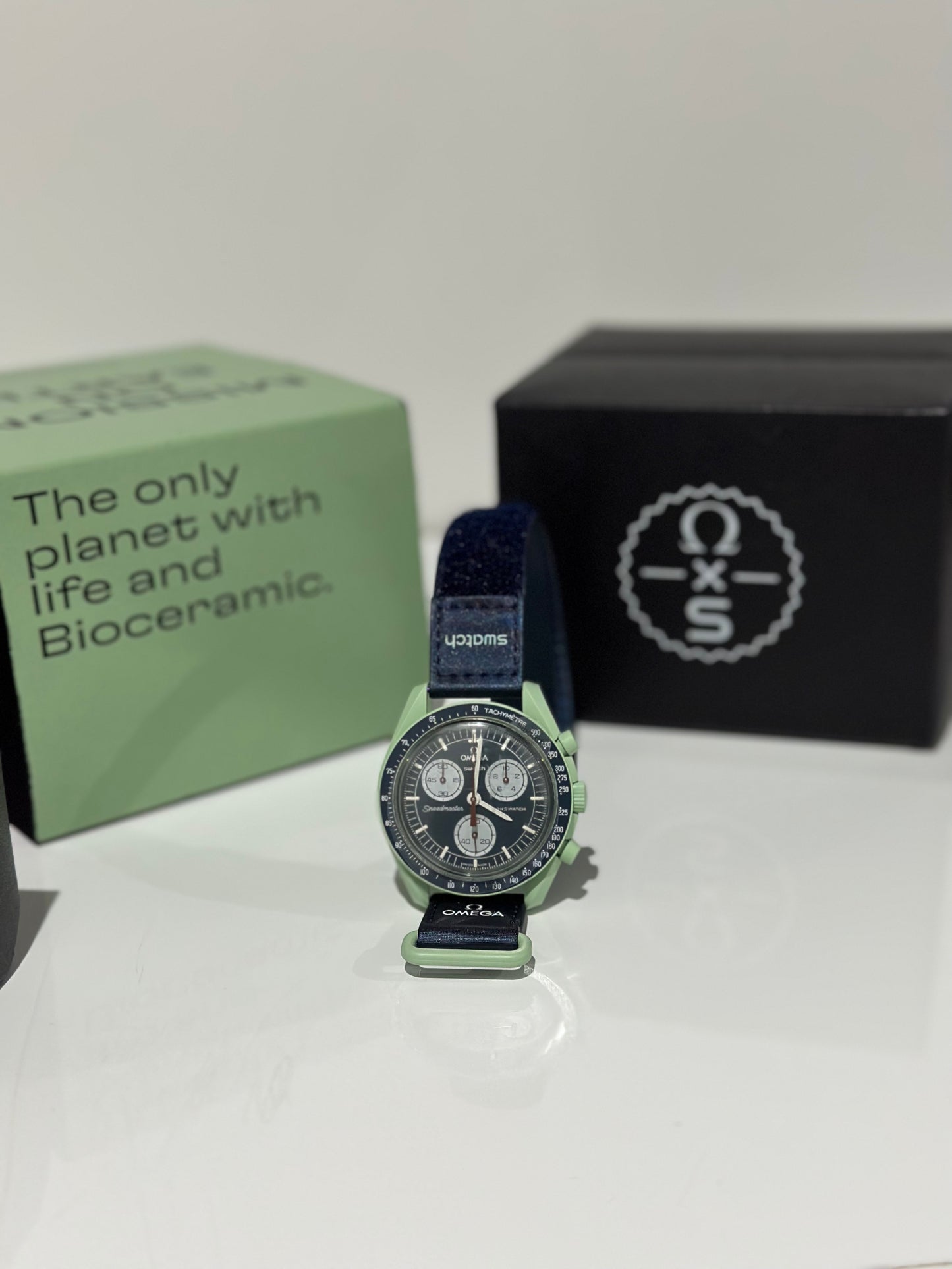 Swatch x Omega Bioceramic Moonswatch Mission to Earth
