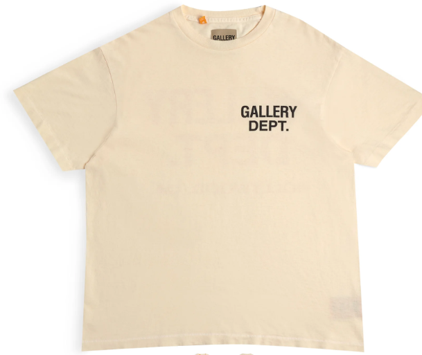 Gallery Dept. Souvenir T-Shirt Cream/Orange