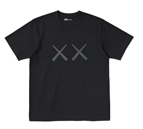 KAWS x Uniqlo Warhol UT Graphic Black