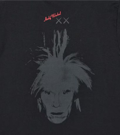 KAWS x Uniqlo Warhol UT Graphic Black