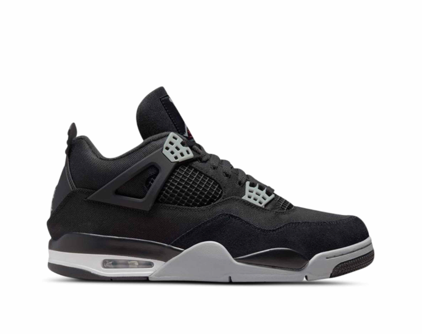 Jordan Retro 4 - Black Canvas