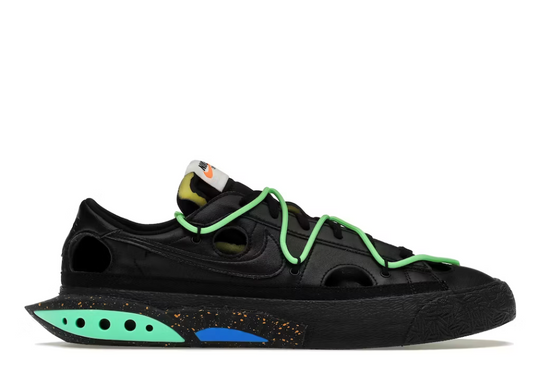 Off White x Nike Blazer Low - Electro Green