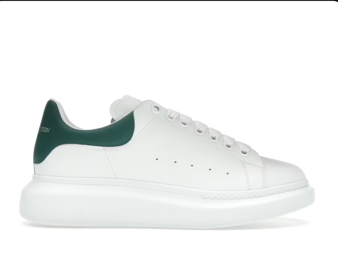 Alexander McQueen Oversized White Aqua