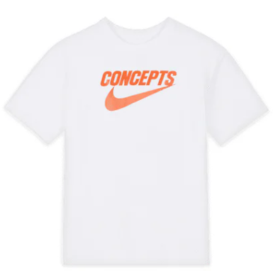 Nike SB x Concepts T-Shirt White Orange